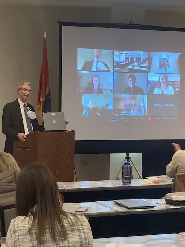 Dr. C Ralph Daniel, Professor of Dermatology, University of Mississippi Medical Center, introduces presenters.